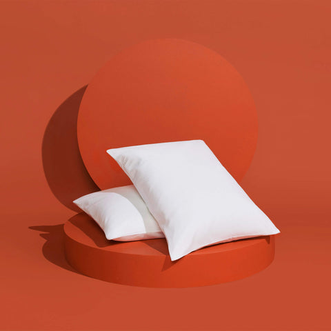 The Slumber Cloud Performance Pillow Cover made with Outlast® temperature regulation technology and Tencel to help you stay cool through the night.