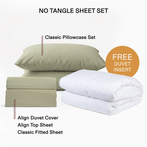Align Linen Viscose 5 Piece Sheet Set