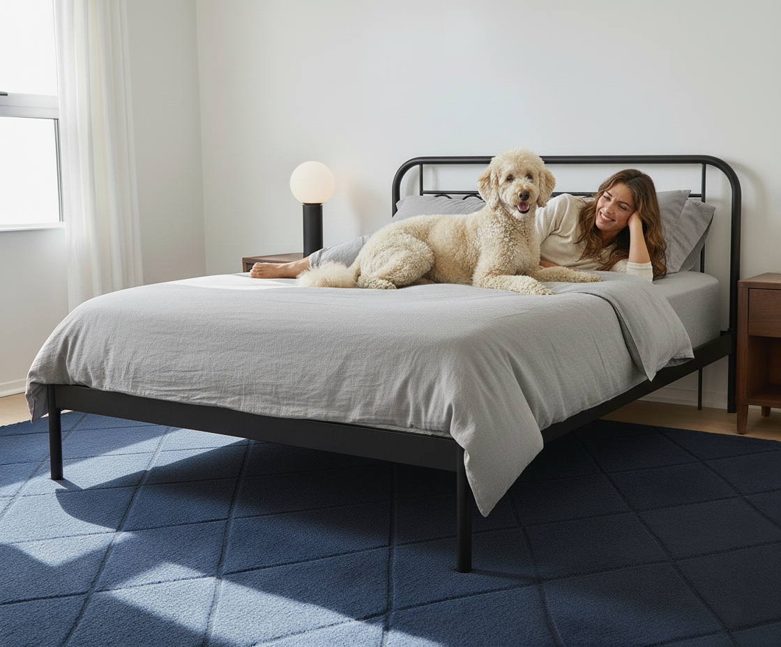 Align Easy-Clean Pet Duvet Cover - King / Sage