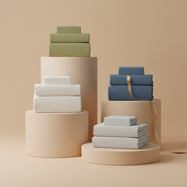 Classic Linen Viscose 4 Piece Sheet Set