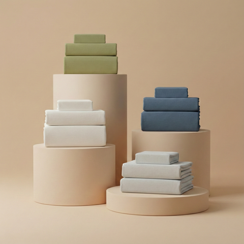 Classic Linen Viscose 4 Piece Sheet Set