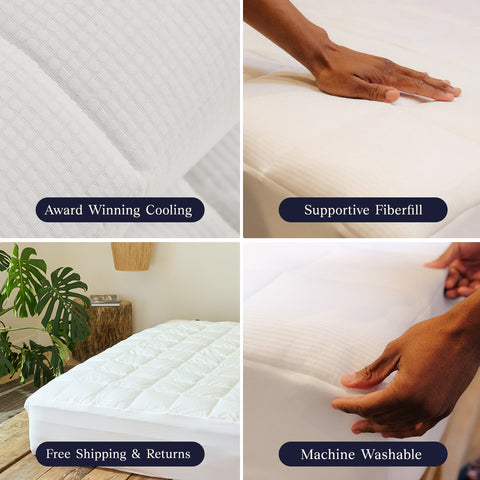 Performance Mattress Pad + 2 UltraCool Pillows Bundle