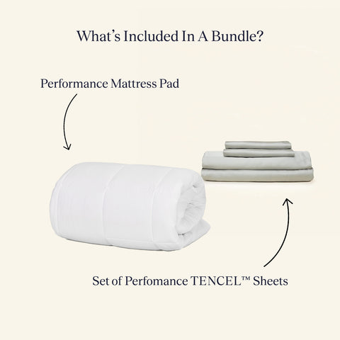Performance Mattress Pad + TENCEL™ Sheet Bundle