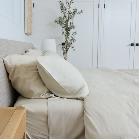 Performance Linen Blend Sheet Set