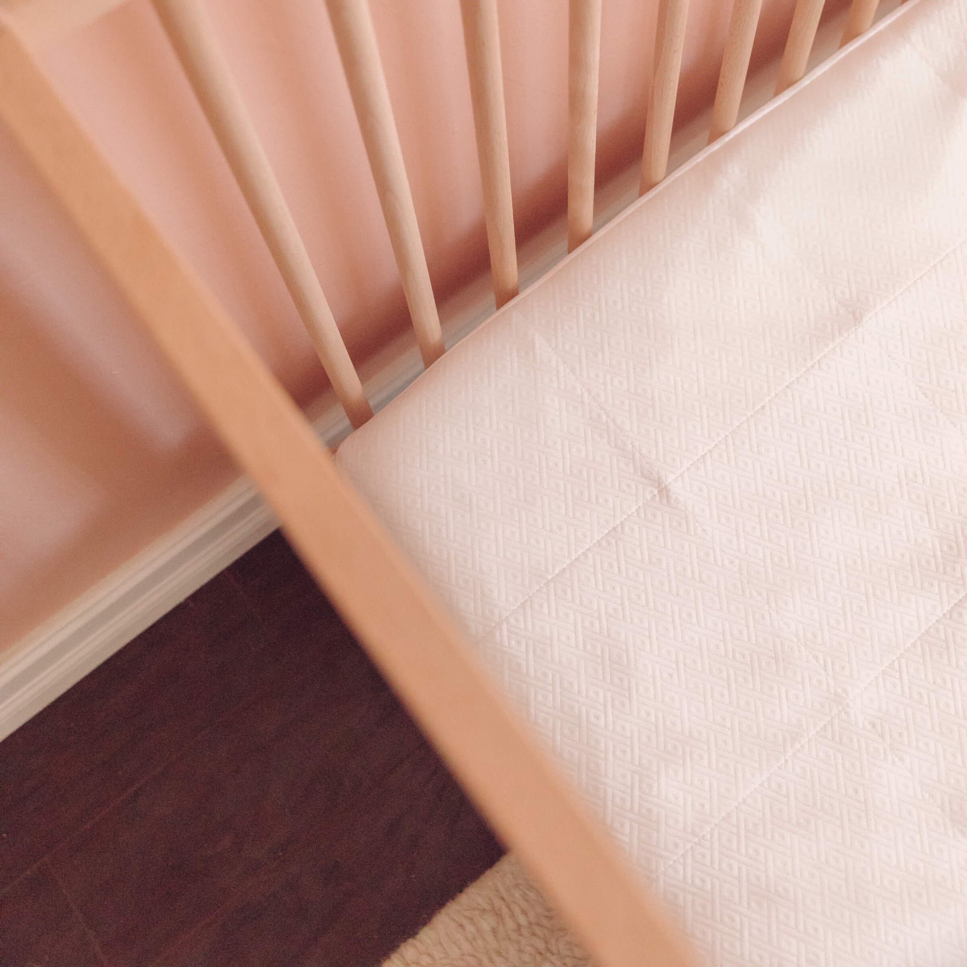 Crib Mattress Protector - Waterproof Mattress Protector - Soft & Strecthy Cover - White / Crib by Slumber Cloud