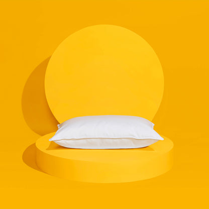 The Slumber Cloud Core Down Alternative Pillow with Outlast® temperature regulation technology to help keep you cool and comfortable throughout the night