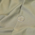 Detailed view of the buttons on the Slumber Cloud Essential Duvet Cover with temperature regulation technology