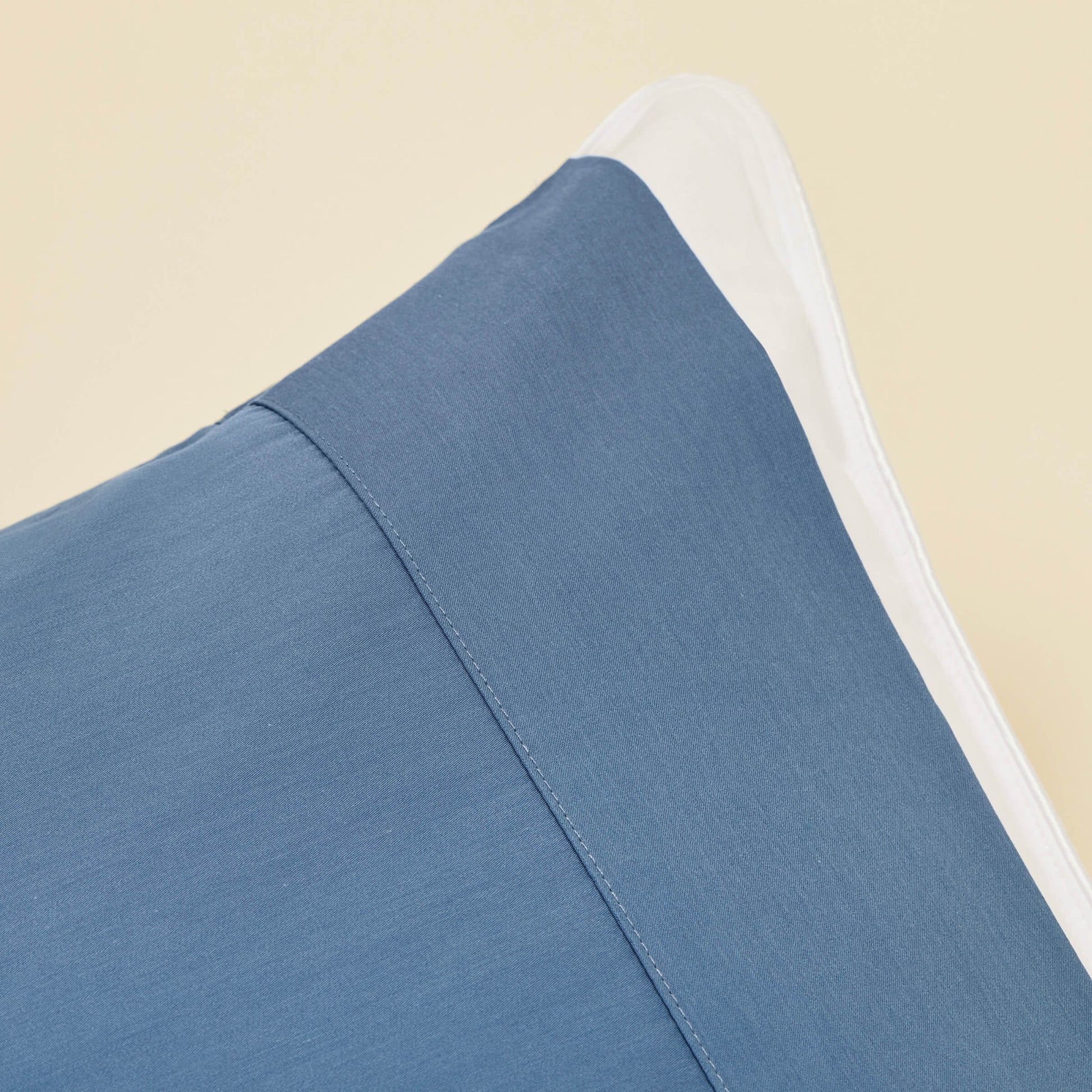 Detailed view of the fabric on the Slumber Cloud Essential Pillowcase with temperature regulation technology