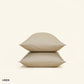 The Slumber Cloud Essential Pillowcase set made with Outlast temperature regulation technology in linen