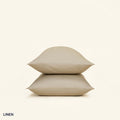 The Slumber Cloud Essential Pillowcase set made with Outlast temperature regulation technology in linen