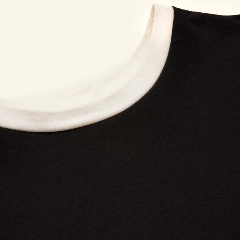 Detailed view of the Slumber Cloud Essential Pocket Tee made with Outlast temperature regulation technology