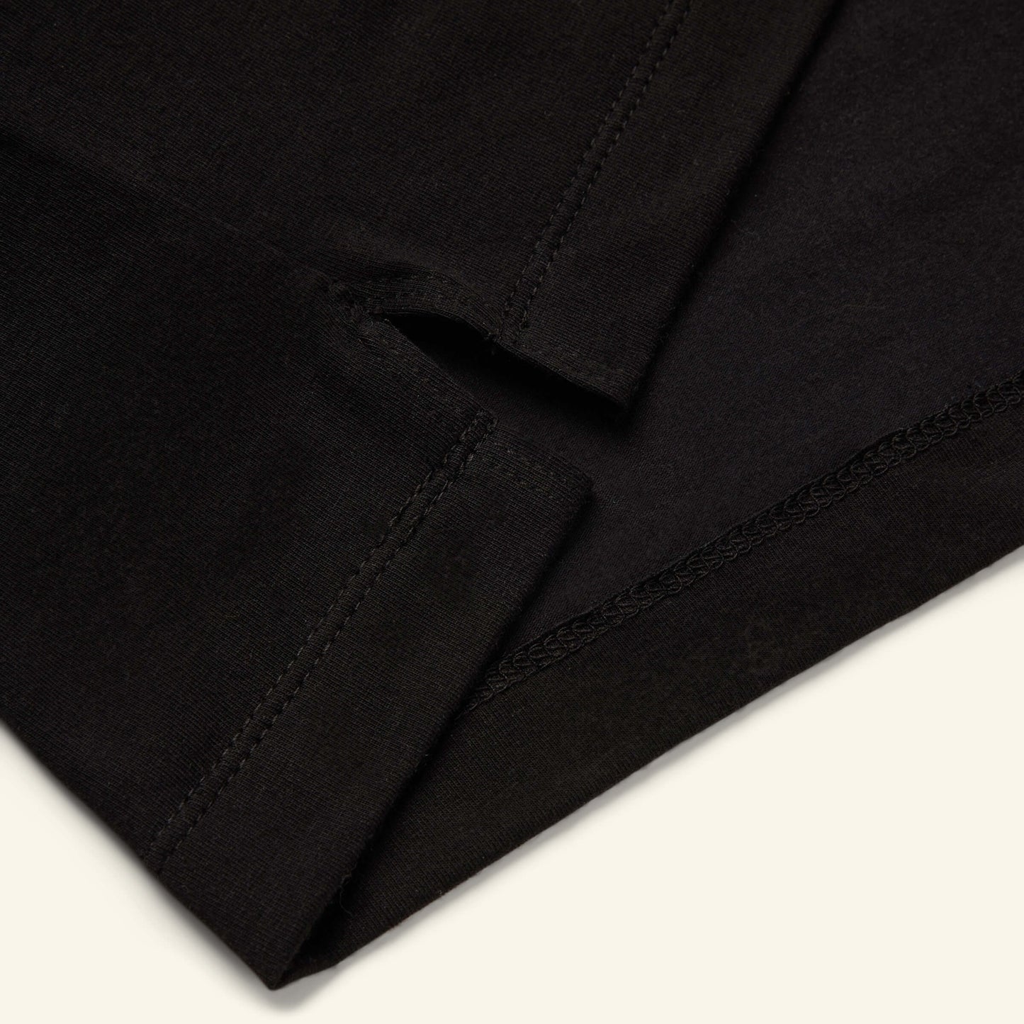 Detailed view of the Slumber Cloud Essential Pocket Tee made with Outlast temperature regulation technology