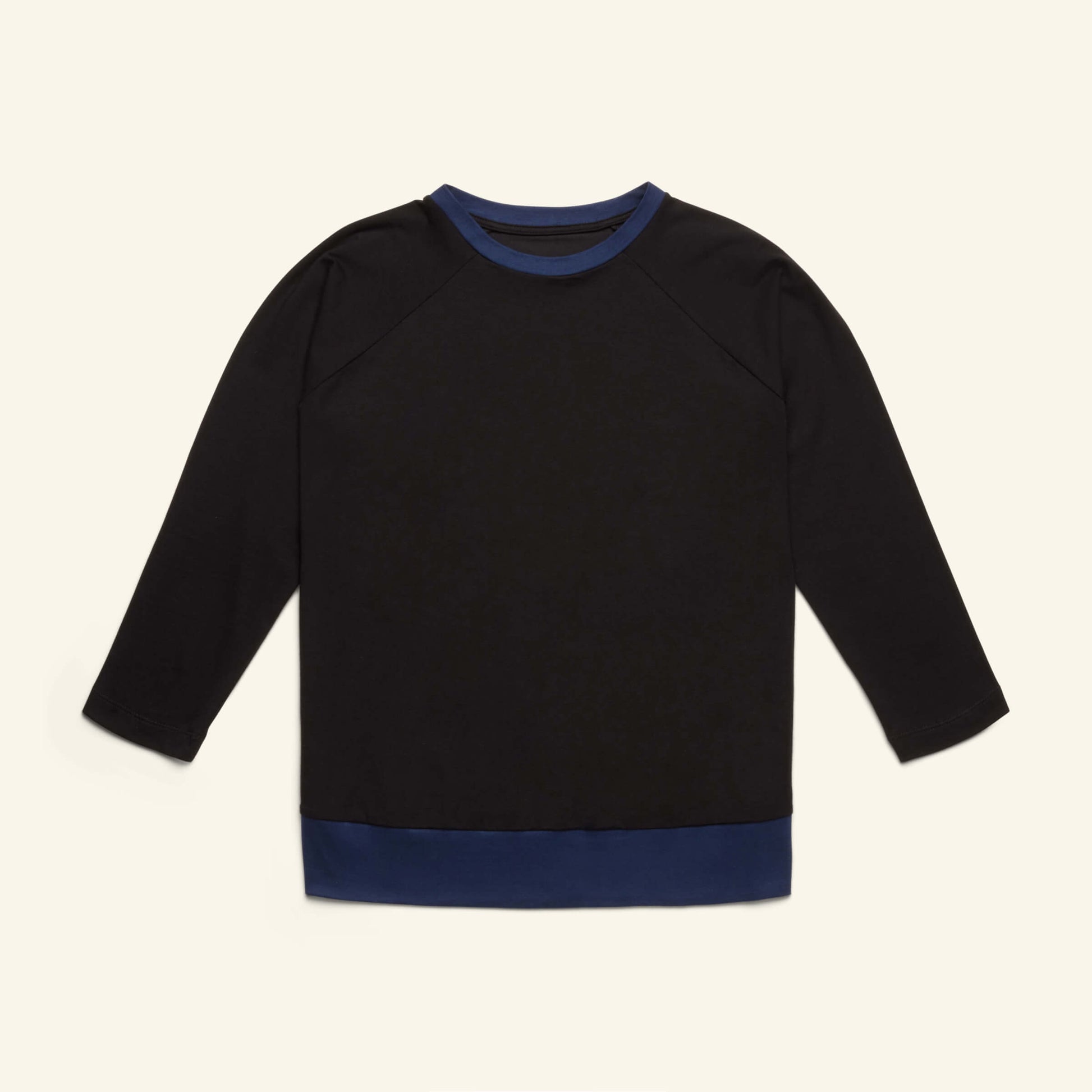 The Slumber Cloud Essential Raglan Long Sleeve made with Outlast temperature regulation technology