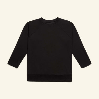 The Slumber Cloud Essential Raglan Long Sleeve made with Outlast temperature regulation technology