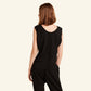 Woman wearing the Slumber Cloud Essential Tank made with Outlast temperature regulation technology