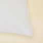 A detailed view of the Slumber Cloud Performance Pillow Cover with Outlast temperature regulation technology
