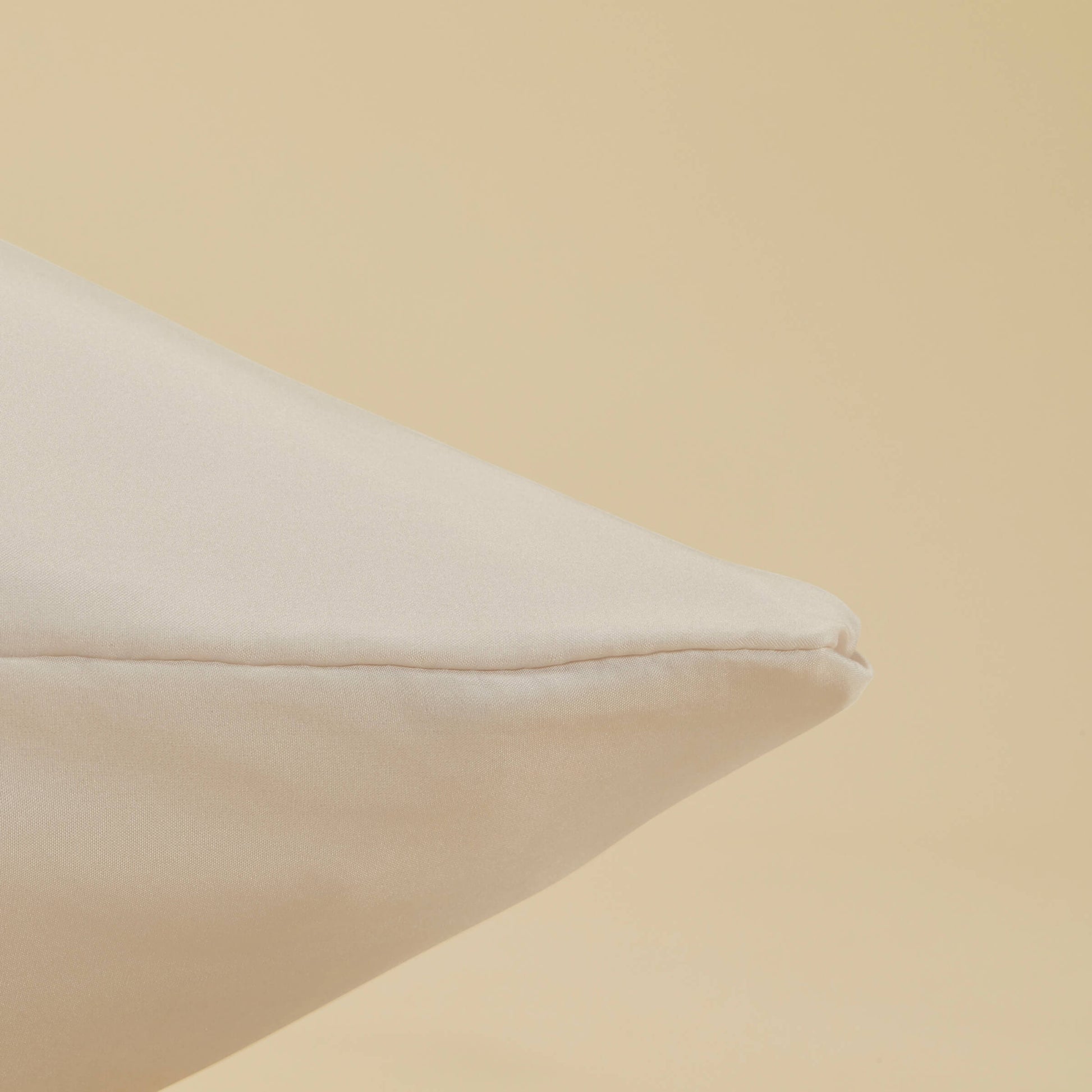 Detailed view of the stitching on the Slumber Cloud Silk Pillowcase